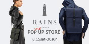 RAINS Small POP UP STORE